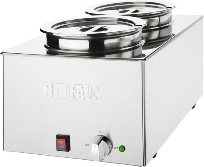  Buffalo Bain Marie with Round Pots 