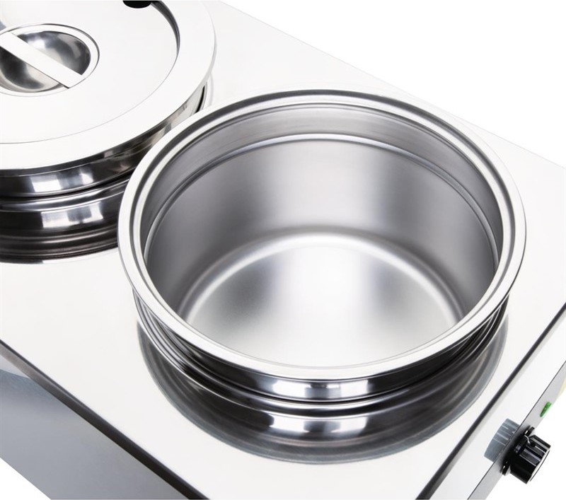  Buffalo Bain Marie with Round Pots 