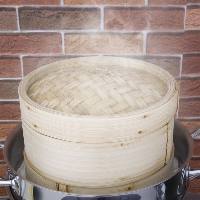  Vogue Bamboo Food Steamer 203mm 
