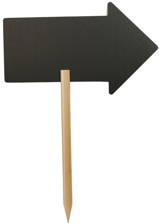  Securit Arrow Blackboard with Chalk Marker 670 x 500mm 