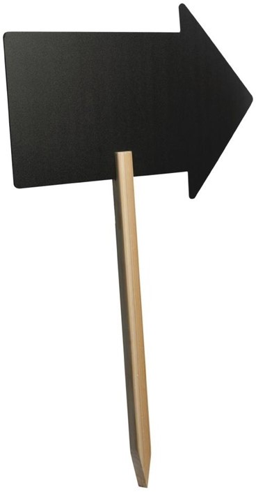  Securit Arrow Blackboard with Chalk Marker 670 x 500mm 