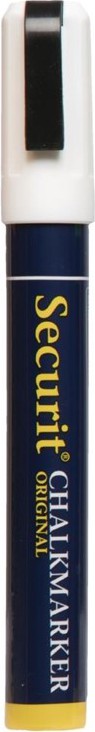  Securit 6mm Liquid Chalk Pen White 