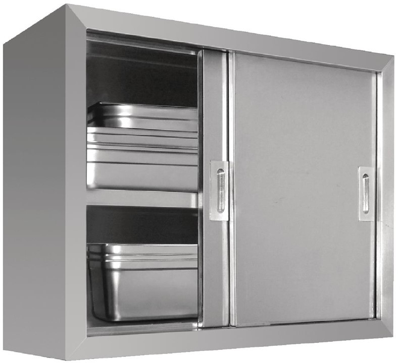  Vogue Stainless Steel Wall Cupboard 900mm 