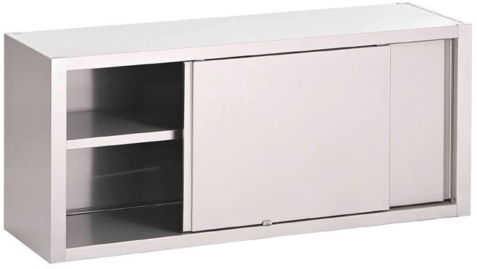  Gastro M Gastro-M S/S wall cupboard with sliding doors 2000x400x850mm 