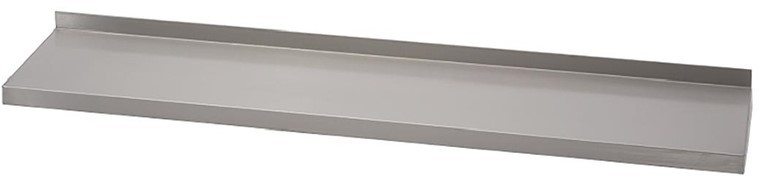  Gastro M Stainless Steel Wall Shelf without supports 1200mm width 