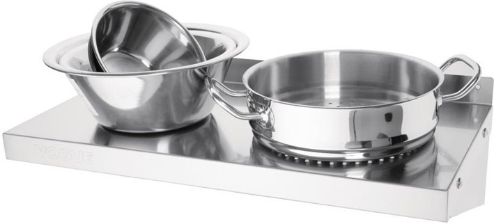  Vogue Stainless Steel Kitchen Shelf 600mm 