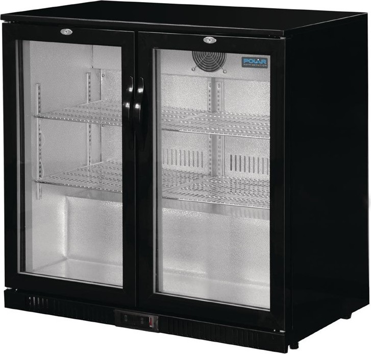  Polar G-Series Back Bar Cooler with Hinged Doors 208Ltr 