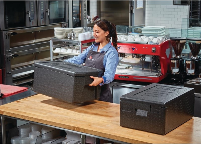  Cambro Insulated Top Loading Food Pan Carrier 46 Litre With Large Handles 