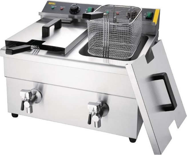  Buffalo Twin Tank Induction Fryer 2x3kW 