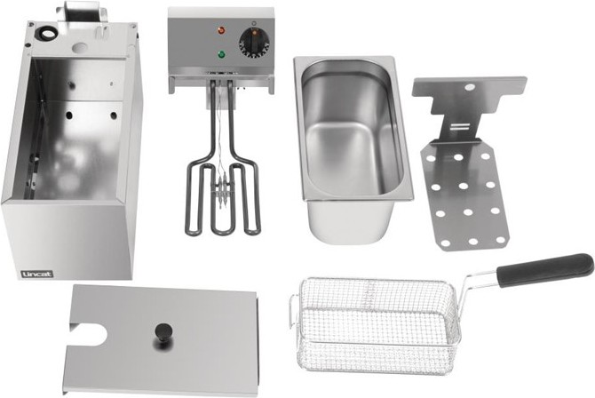  Lincat Single Tank Single Basket Countertop Electric Fryer LSF 