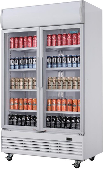  Polar G-Series Upright Display Cooler with Light Box 950Ltr 