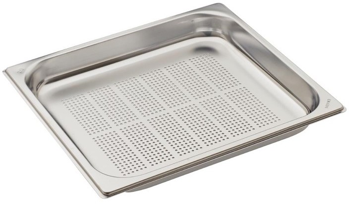  Gastro M Gastro-M Stainless Steel Perforated Gastronorm Container GN 2/3 - 40mm Deep 