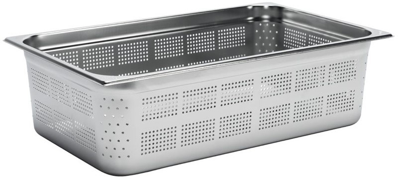  Gastro M Stainless Steel Gastronorm Pan Perforated 1/1GN 150mm 