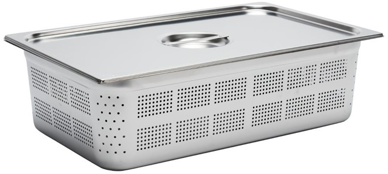  Gastro M Stainless Steel Gastronorm Pan Perforated 1/1GN 150mm 
