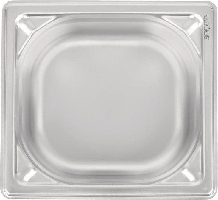  Vogue Heavy Duty Stainless Steel 1/6 Gastronorm Pan 65mm 