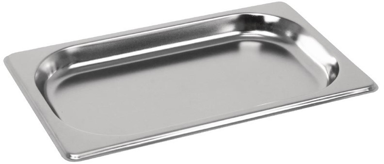  Vogue Stainless Steel 1/4 Gastronorm Pan 20mm 