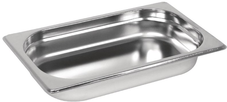  Vogue Stainless Steel 1/4 Gastronorm Pan 40mm 