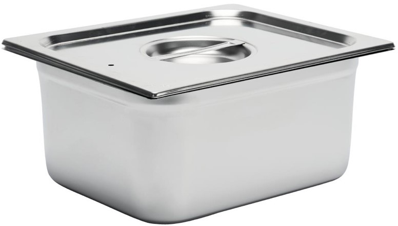  Gastro M Stainless Steel Gastronorm Pan 1/2GN 150mm 