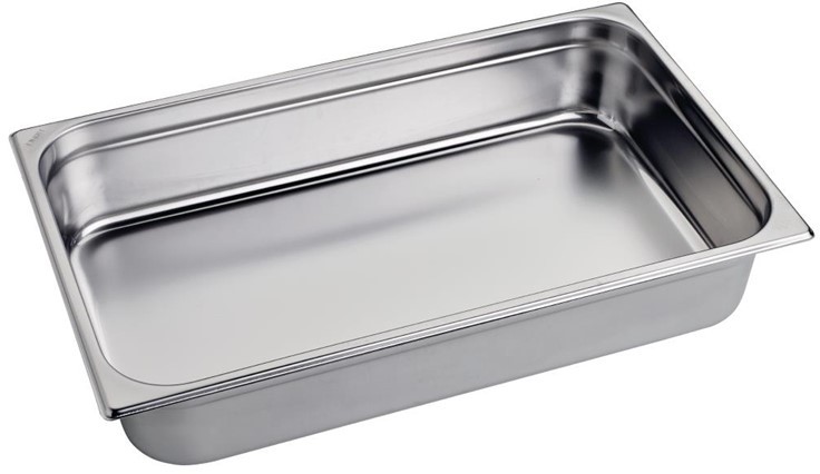 Gastro M Stainless Steel Gastronorm Pan 1/1GN 100mm 