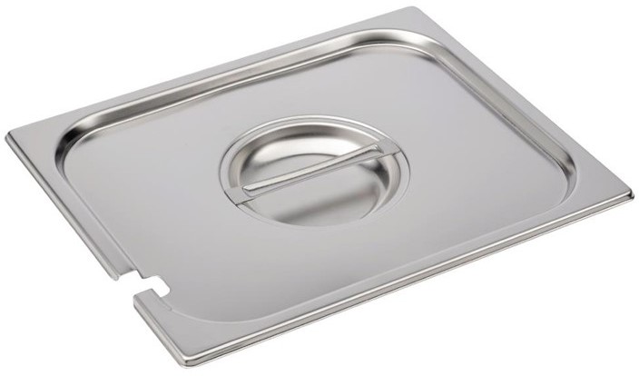  Gastro M Gastro-M Stainless Steel Notched Gastronorm Lid GN 1/2 