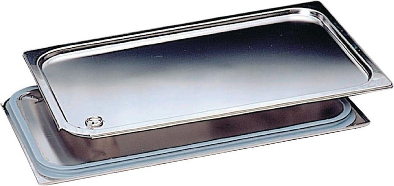  Matfer Bourgeat Stainless Steel Spill Proof 1/2 Gastronorm Lid 