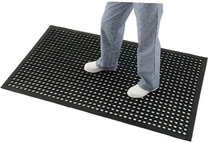  Jantex Rubber Anti Fatigue Mat Black 