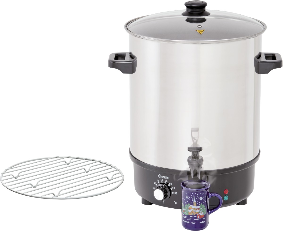  Bartscher Mulled wine pot, bl.w. canner 30L, SS 