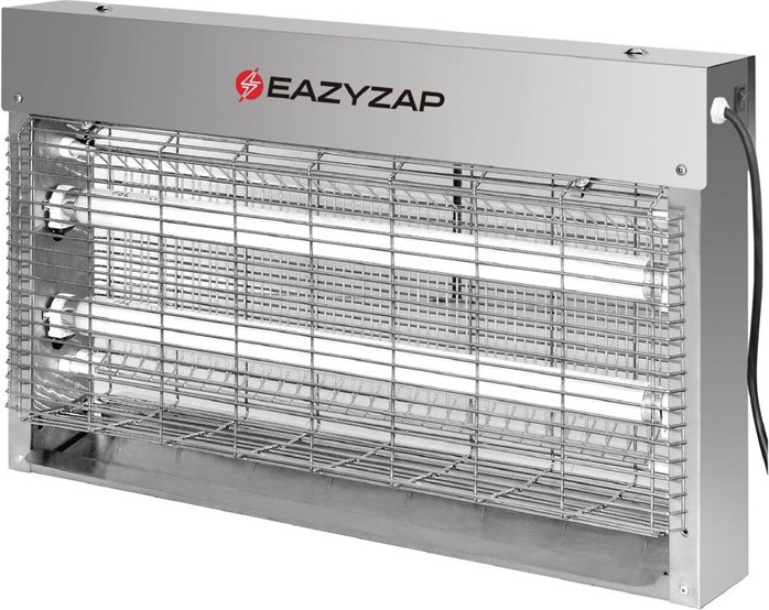  Eazyzap Energy Efficient Stainless Steel LED Fly Killer 150m² 