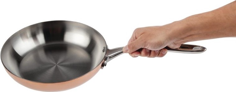  Vogue Tri Wall Copper Frying Pan 240mm 