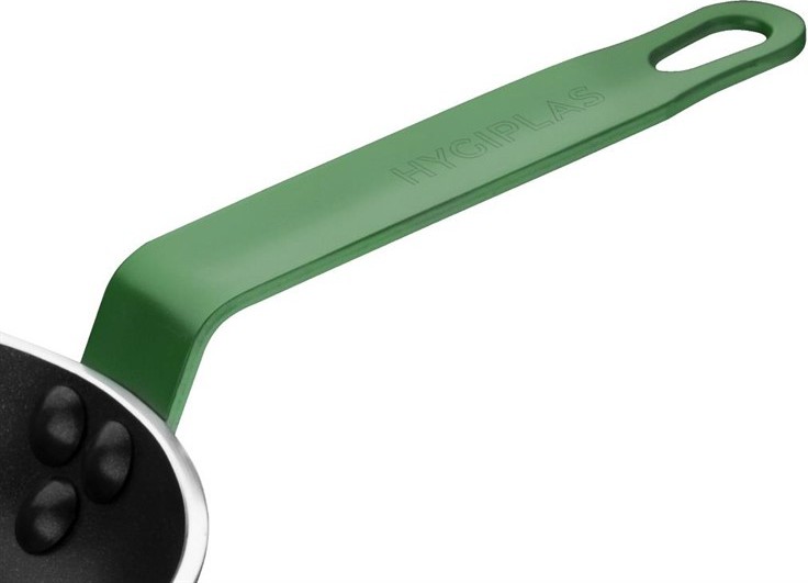  Hygiplas Non-Stick Teflon Aluminium Platinum Plus Frying Pan with Green Handle 200mm 
