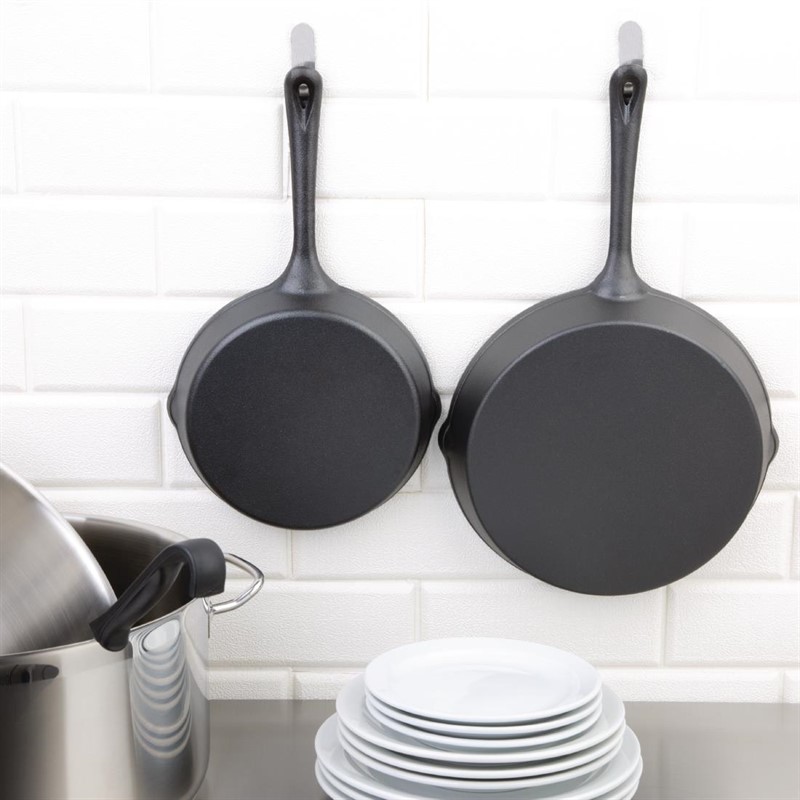  Vogue Round Cast Iron Skillet Pan 255mm 
