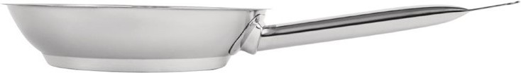  Vogue Stainless Steel Induction Frying Pan 200mm 