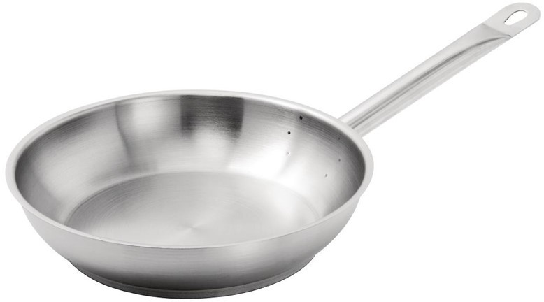  Vogue Stainless Steel Induction Frying Pan 240mm 