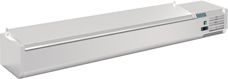  Polar G-Series Countertop Prep Fridge with Lid 10x 1/4GN 