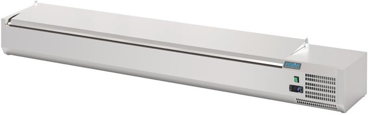  Polar G-Series Countertop Prep Fridge with Lid 10x 1/4GN 