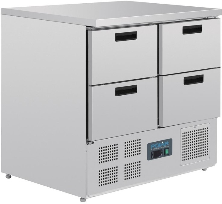  Polar G-Series 4 Drawer Counter Fridge 240Ltr 