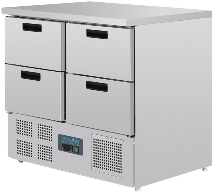  Polar G-Series 4 Drawer Counter Fridge 240Ltr 