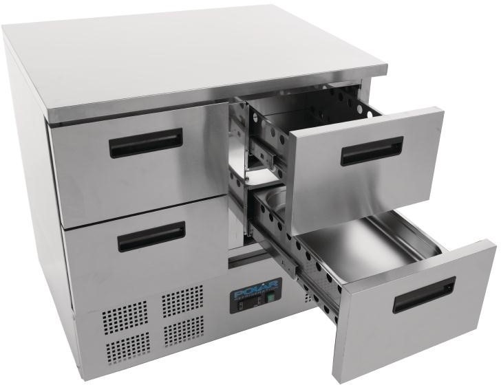  Polar G-Series 4 Drawer Counter Fridge 240Ltr 