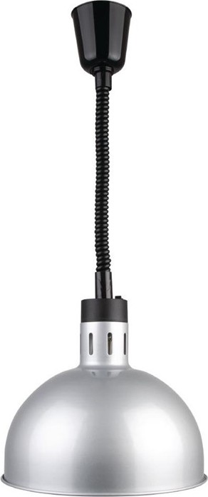  Buffalo Retractable Dome Heat Lamp Silver 2.5kW 