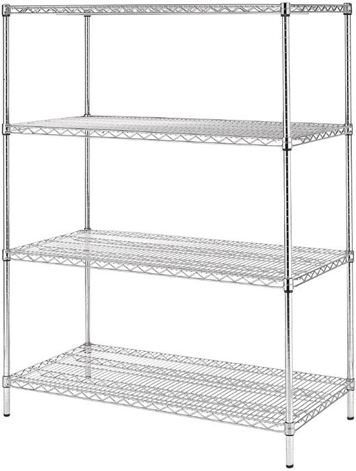  Vogue 4 Tier Wire Shelving Kit 1525x610mm 