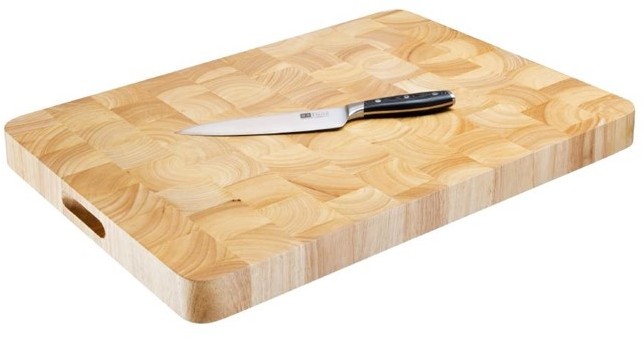  Vogue Rectangular Wooden Chopping Board Large 