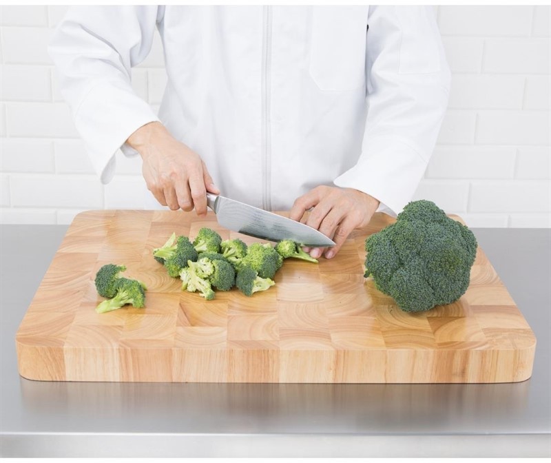  Vogue Rectangular Wooden Chopping Board Large 