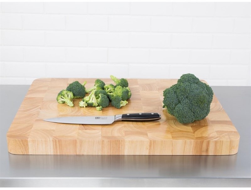  Vogue Rectangular Wooden Chopping Board Large 
