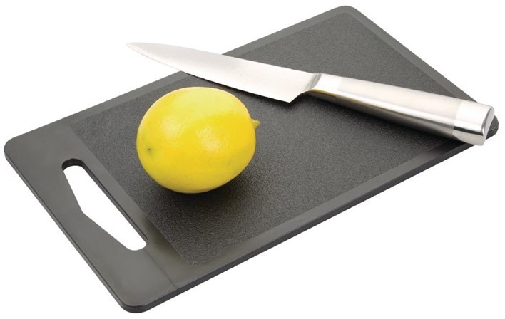 Hygiplas Bar Chopping Board Black 255mm 