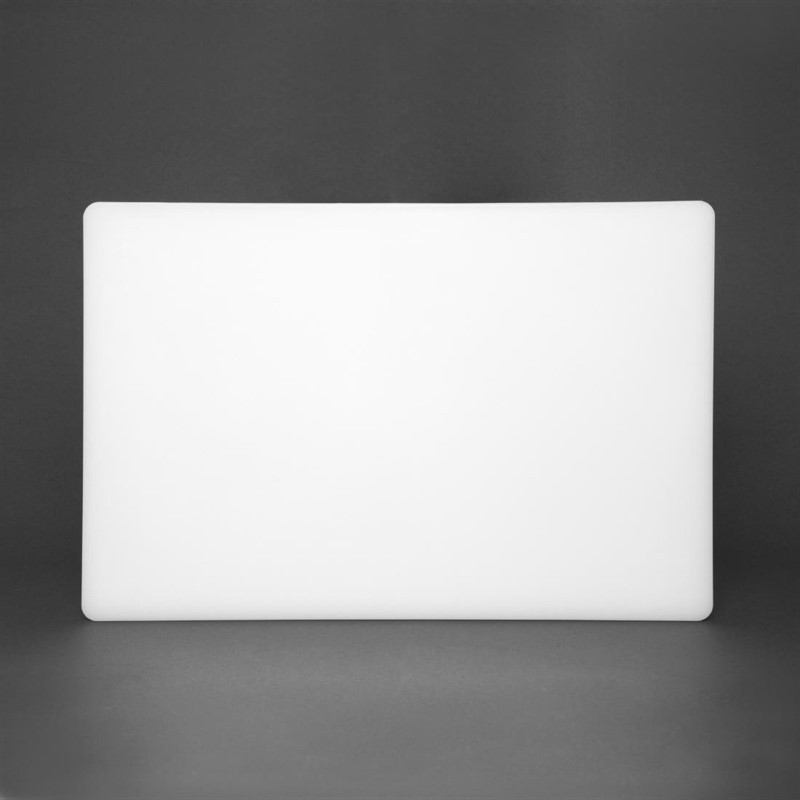  Hygiplas Extra Thick Low Density White Chopping Board Standard 