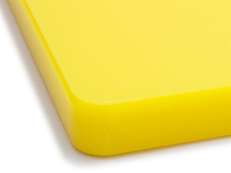  Hygiplas Extra Thick Low Density Yellow Chopping Board Standard 