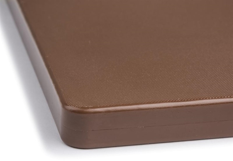  Hygiplas Extra Thick Low Density Brown Chopping Board Standard 