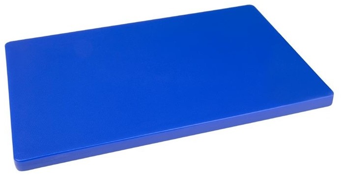  Hygiplas Extra Thick Low Density Blue Chopping Board Standard 