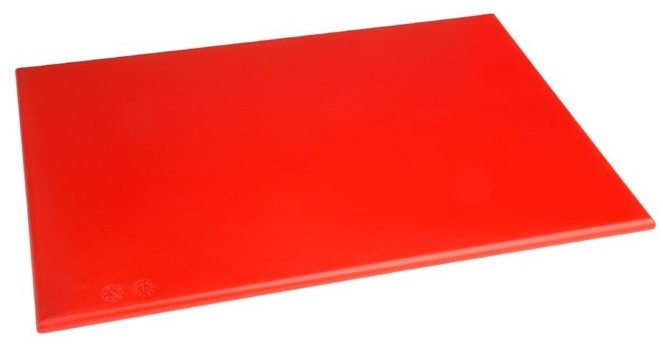  Hygiplas Anti Microbial High Density Red Chopping Board 