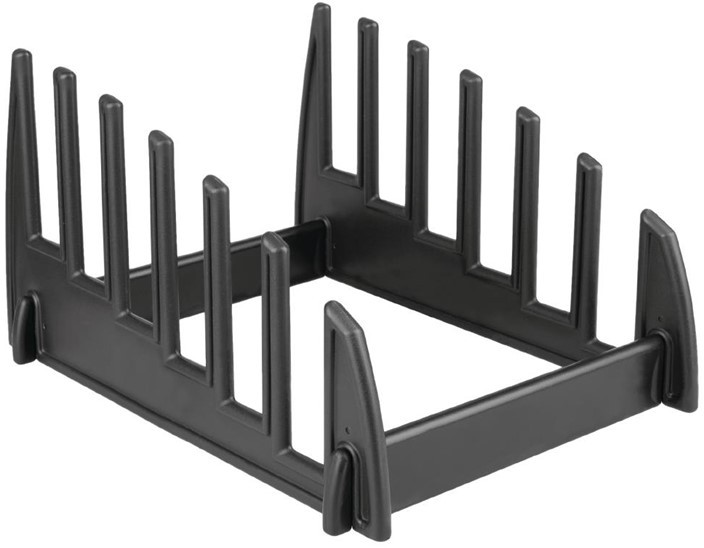  Hygiplas Black Plastic Chopping Board Rack Large 